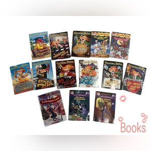Geronimo Stilton Series x 14 (including 1 hard cover book)